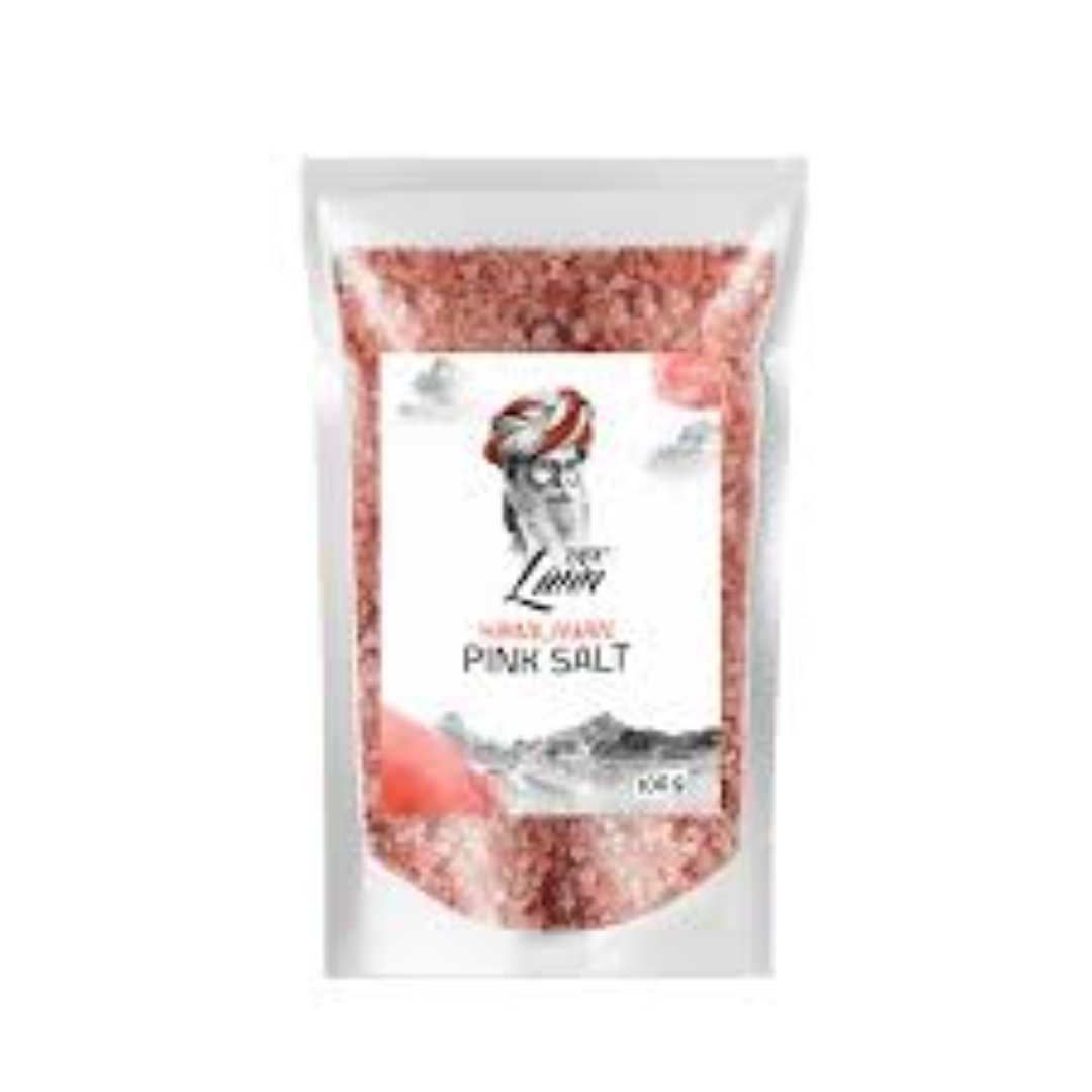 LUNN POUCH FINE PINK HIMALAYAN SALT POUCH 500G